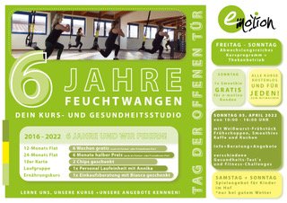 e-motion FEU wird 6 Jahre alt!