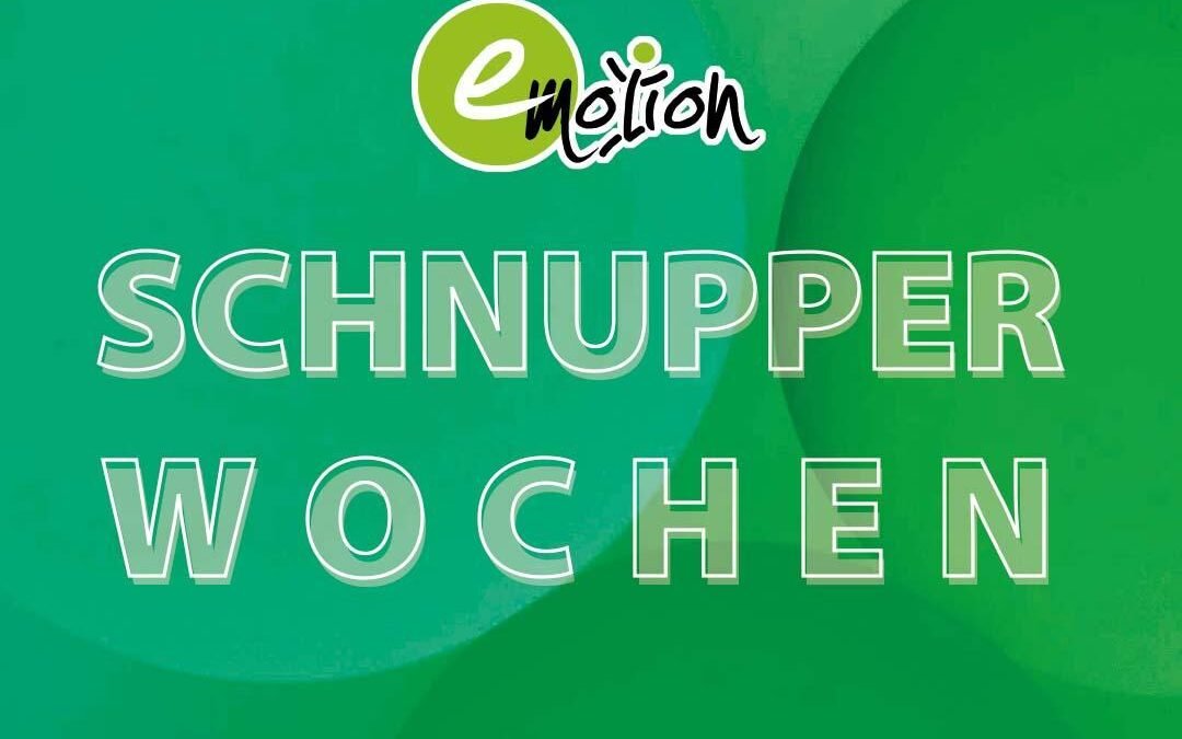 Schnupperwochen in unseren Kursstudios in Feuchtwangen und Dinkelsbühl vom 01. Oktober – 16. Oktober 2022