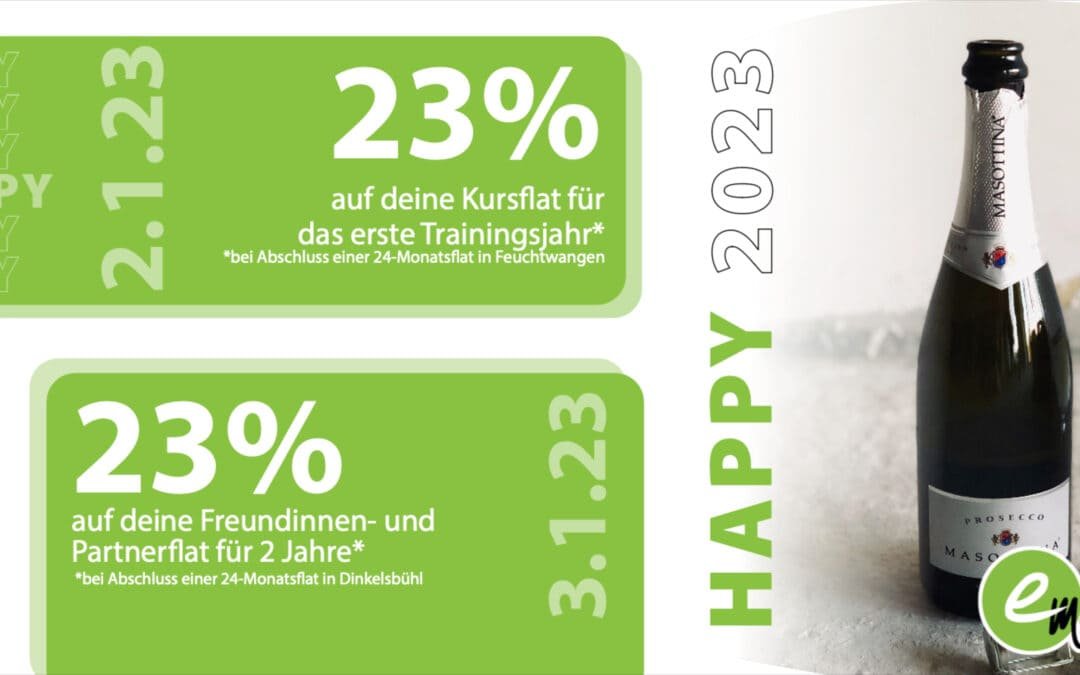 Happy 2023- mit Vollgas ins neue Jahr!